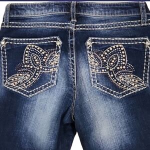 Rock 47 Low Rise Studded Pockets